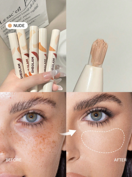 SHEGLAM كونسيلر Perfect Skin High Coverage-لون بني فاتح